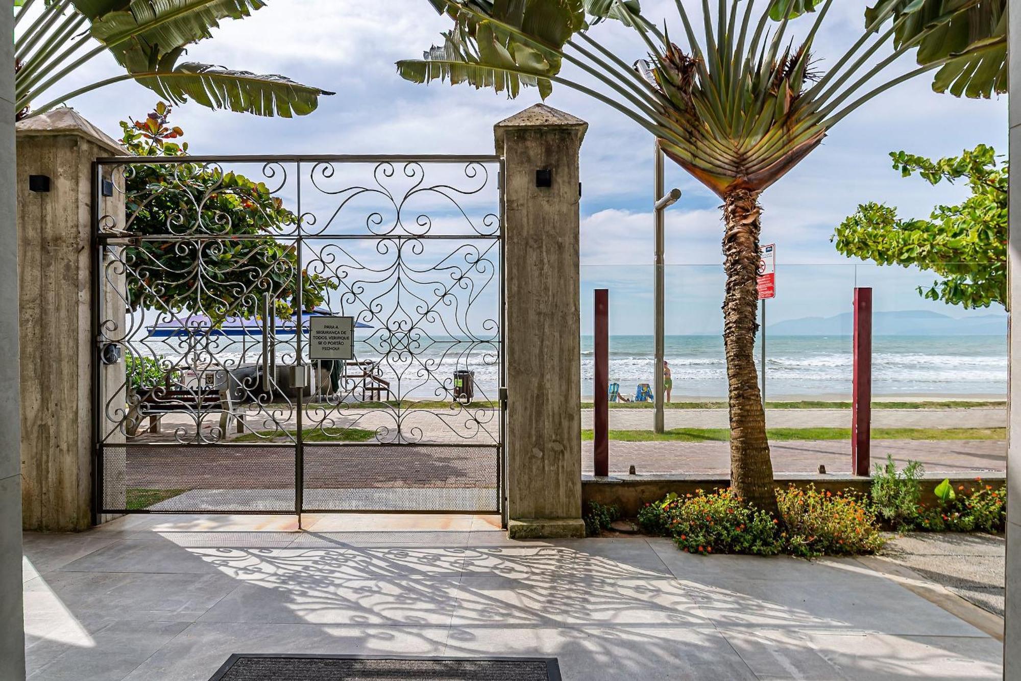 Apto Pe Na Areia Vista Mar Em Meia Evb308 *
