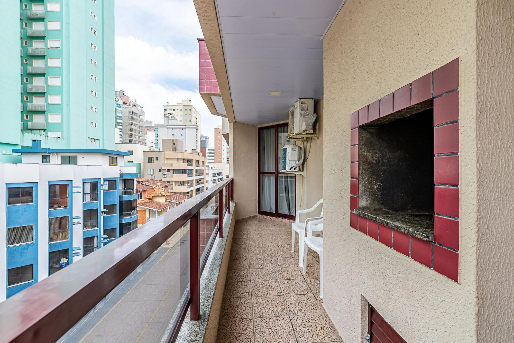 Apto Pe Na Areia Vista Mar Em Meia Evb308 Apartment *